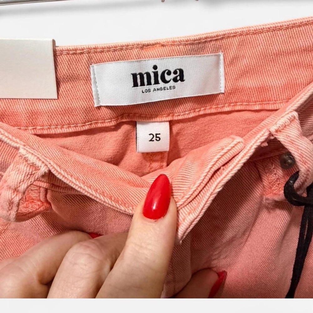 NWT MICA SIZE 25 Women's Coral Pink Jeans - Picture 5 of 8
